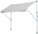 Outsunny Klemmmarkise, BxL: 300 x 150 cm, Aluminium/Stahl/Polyester - beige