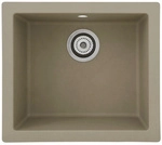 RESPEKTA Sp&uuml;le, BxHxL: 50 x 19 x 44 cm, Mineralite - weiss