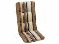 BEST Sesselauflage »Basic Line«, braun/orange/beige/schwarz, BxL: 50 x 120 cm -