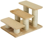 PawHut Katzentreppe, 45 cm, beige