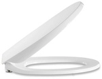 PRESSALIT&reg; WC-Sitz &raquo;Calmo&laquo;, BxL: 37 x 45 cm, oval, wei&szlig; - weiss