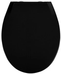 WENKO WC-Sitz &raquo;Kos&laquo;, Thermoplast, oval, mit Softclose-Funktion - schwarz