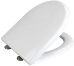 WENKO WC-Sitz &raquo;Exclusive&laquo;, Breite: 365 mm, D-Form, Duroplast - weiss