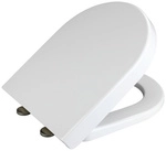 WENKO WC-Sitz &raquo;Exclusive&laquo;, Breite: 375 mm, D-Form, Duroplast - weiss