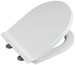 WENKO WC-Sitz &raquo;Exclusive&laquo;, Breite: 375 mm, D-Form, Duroplast - weiss