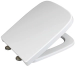 WENKO WC-Sitz &raquo;Exclusive&laquo;, Breite: 370 mm, eckig, Duroplast - weiss