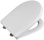 WENKO WC-Sitz &raquo;Exclusive&laquo;, Breite: 365 mm, D-Form, Duroplast - weiss
