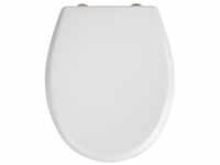 WENKO WC-Sitz »Gubbio«, Duroplast, oval, mit Softclose-Funktion - weiss