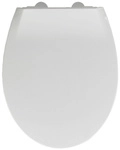 WENKO WC-Sitz &raquo;Syros Family&laquo;, Thermoplast, oval, mit Softclose-Funktion - weiss