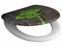 SCHÜTTE WC-Sitz »Ginko & Wood«, Duroplast, oval, mit Softclose-Funktion - bunt