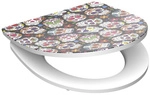 SCH&Uuml;TTE WC-Sitz &raquo;Crazy Skull&laquo;, Duroplast, oval, mit Softclose-Funktion - bunt