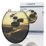 SCH&Uuml;TTE WC-Sitz &raquo;SEA STONE&laquo;, MDF, oval - beige