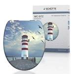 SCH&Uuml;TTE WC-Sitz &raquo;LIGHTHOUSE&laquo;, Duroplast, oval, mit Softclose-Funktion - bunt