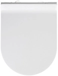 WENKO WC-Sitz &raquo;Habos&laquo;, Thermoplast, oval, mit Softclose-Funktion - weiss