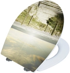 CORNAT WC-Sitz &raquo;D&Uuml;NE&laquo;, Duroplast, oval, mit Softclose-Funktion - bunt