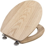 CORNAT WC-Sitz &raquo;LIGNA&laquo;, Echtholz, oval - braun