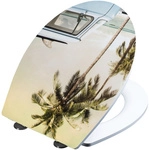 CORNAT WC-Sitz &raquo;RETRO BUS&laquo;, Duroplast, oval, mit Softclose-Funktion - bunt