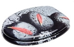Sanilo WC-Sitz, BxL: 37,7 x 47 cm, Elegance - grau