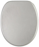 Sanilo WC-Sitz, BxL: 37,7 x 47 cm, Glitzer Silber - silberfarben