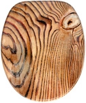 Sanilo WC-Sitz, BxL: 37,7 x 47 cm, Grain - braun