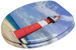 Sanilo WC-Sitz, BxL: 37,7 x 47 cm, Leuchtturm - blau
