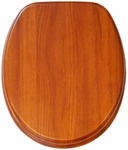 Sanilo WC-Sitz, BxL: 37,7 x 47 cm, Mahagoni - braun