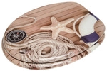 Sanilo WC-Sitz, BxL: 37,7 x 47 cm, Maritime - beige