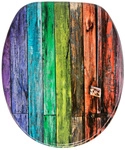 Sanilo WC-Sitz, BxL: 37,7 x 47 cm, Rainbow - bunt