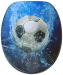 Sanilo WC-Sitz, BxL: 37,7 x 47 cm, Soccer - blau