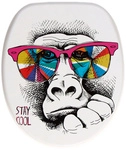 Sanilo WC-Sitz, BxL: 37,7 x 47 cm, Stay Cool - weiss