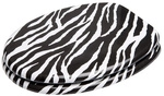Sanilo WC-Sitz &raquo;Zebra Look&laquo;, LxBxH: 48 x 37,7 x 5,5 cm, Holz - schwarz