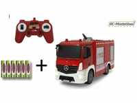 JAMARA Spielzeug-Feuerwehrauto, BxL: 12,5 x 30,2 cm, Ab 6 Jahren - rot