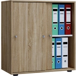 VCM B&uuml;roschrank &raquo;Lona L mit Schiebet&uuml;ren&laquo;, BxHxL: 37 x 74 x 70 cm,...