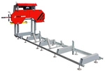 HOLZMANN-MASCHINEN Bands&auml;ge &raquo;BBS550SMART-G&laquo;, Benzinmotor, 1200 m/min - rot