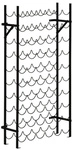 HOMCOM Weinregal, BxH: 20,5 x 118 cm, Metall - schwarz