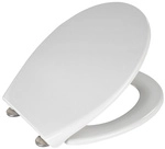 WENKO WC-Sitz &raquo;Samos&laquo;, Duroplast, oval, mit Softclose-Funktion - weiss