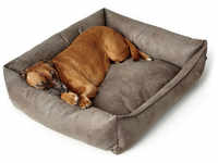 HUNTER Hunde-Sofa, BxHxL: 60 x 20 x 80 cm, stein - grau