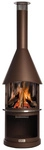 BUSCHBECK Edelstahlkamin &raquo;Sydney&laquo;, BxHxT: 72 x 250 x 72 cm - braun
