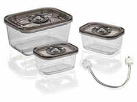 CASO Design Vakuumierbehälter »CASO VacuBoxx Eco-Set«, Kunststoff/Glas, 2,5 l