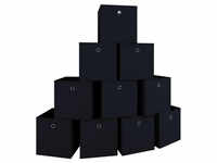 VCM Faltbox »Boxas«, BxHxL: 27 x 28 x 28 cm, Textil - schwarz