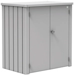 BIOHORT Terrassenschrank &raquo;Romeo&laquo;, BxHxT: 132 x 140 x 87 cm, silber-metallic,