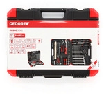 GEDORE red Steckschl&uuml;sselsatz, 1/2" Auto-Universal, 61-teilig - silberfarben