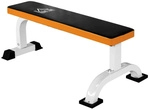 HOMCOM Hantelbank, schwarz/wei&szlig;/orange, BxHxL: 62 x 43 x 112 cm