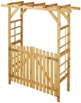 PROMADINO Holzrosenbogen, BxHxL: 65 x 206 x 192 cm, braun