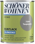 SCH&Ouml;NER WOHNEN FARBE Buntlack &raquo;Home&laquo;, taupe , gl&auml;nzend - grau