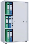 VCM B&uuml;roschrank &raquo;Lona XL mit Schiebet&uuml;ren&laquo;, BxHxL: 37 x 110 x 70 cm,
