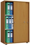 VCM B&uuml;roschrank &raquo;Lona XL mit Schiebet&uuml;ren&laquo;, BxHxL: 37 x 110 x 70 cm,