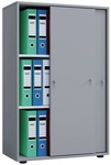 VCM B&uuml;roschrank &raquo;Lona XL mit Schiebet&uuml;ren&laquo;, BxHxL: 37 x 110 x 70 cm,
