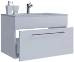 VCM Waschtisch-Set, Breite Waschtisch: 80 cm - weiss
