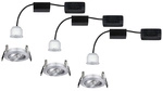 PAULMANN Einbauleuchte, LED, 310 lm, warmwei&szlig;, IP23, schwenkbar - silberfarben